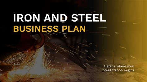 steel business plan template